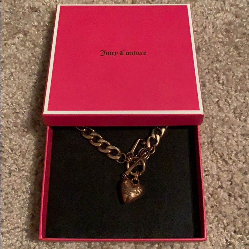 Juicy Couture Rose gold chain necklace